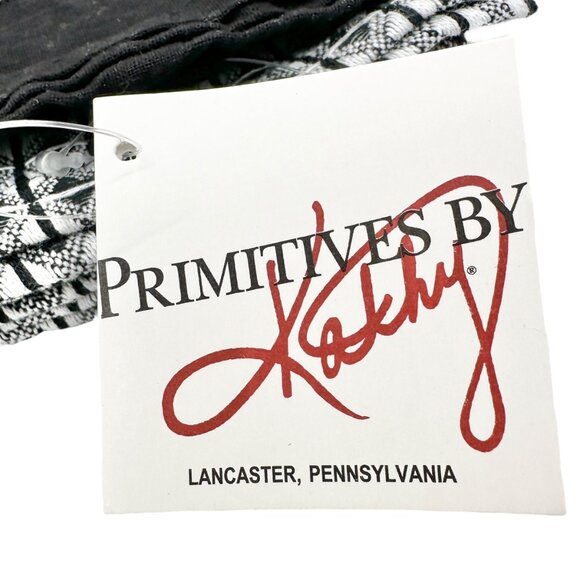 Primitives by Kathy 2 Dish Towels 20x28 Black Always Take the Scenic Route NWT - Picture 5 of 6